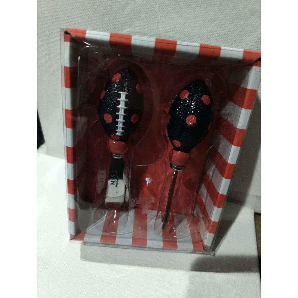 New Orange & Navy Football Spreaders Tailgate